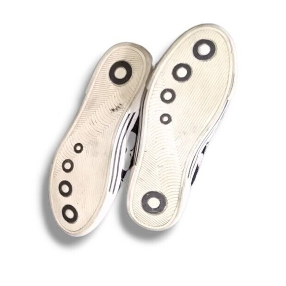 Coach New York Size 6.5 B Womens Priya Black Signature Print Strap Sneakers GUC - Picture 6 of 16